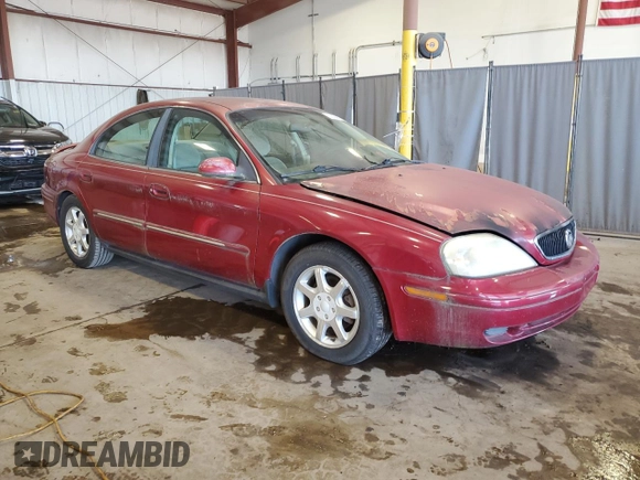 2002 Mercury Sable GS with VIN 1MEFM50U72G650578, listed as a Copart auction lot 62320635 with 74,043 mi miles and Salvage title. Bid and sale history available at DreamBid. Image 4.