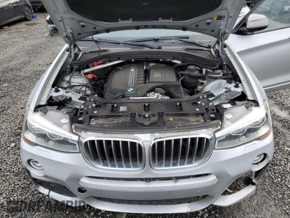 2017 BMW X4 M40i with VIN 5UXXW7C57H0U25268, listed as a Copart auction lot 40370884 with 99,387 mi miles. Bid and sale history available at carsss.com. Image 13.