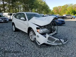 2014 BMW X3 xDrive28i with VIN 5UXWX9C51E0D19627, listed as a Copart auction lot 54874695 with Not Provided miles and Salvage Title. Bid and sale history available at DreamBid. Image 14.