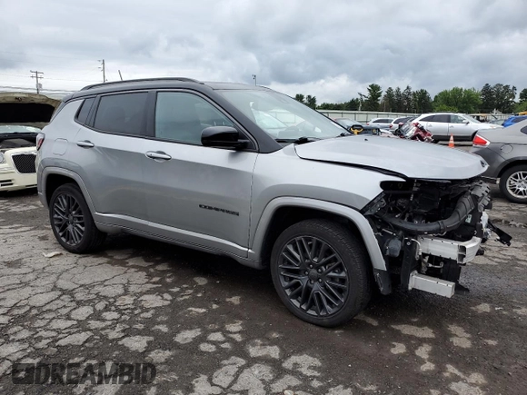 2022 Jeep Compass Limited с VIN 3C4NJDCB4NT157483, выставлен на аукционе Copart как лот 62722915 с пробегом 31 533 миль миль и Списание • Salvage title. История ставок и продаж доступна на DreamBid. Изображение 4.