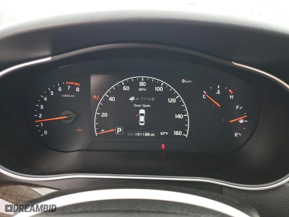 2014 Kia Cadenza Premium with VIN KNALN4D74E5124714, listed as a Copart auction lot 51262805 with 101,188 mi miles and Salvage Title. Bid and sale history available at carsss.com. Image 9.