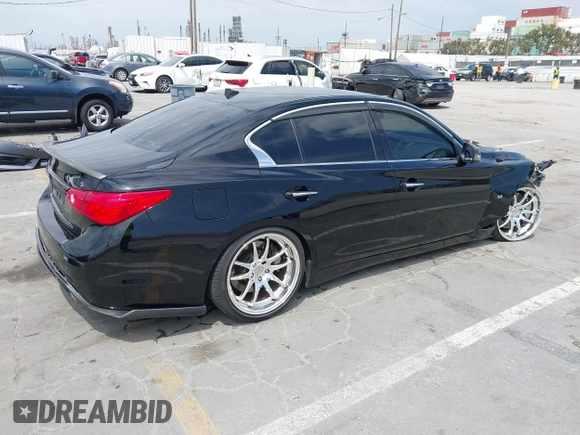 2014 Infiniti Q50 Premium z VIN JN1BV7AP3EM690571, wystawiony jako IAAI lot #42136354 z przebiegiem 191 969 mil mil oraz . Historia ofert i sprzedaży dostępna na DreamBid. Obrazek 4.
