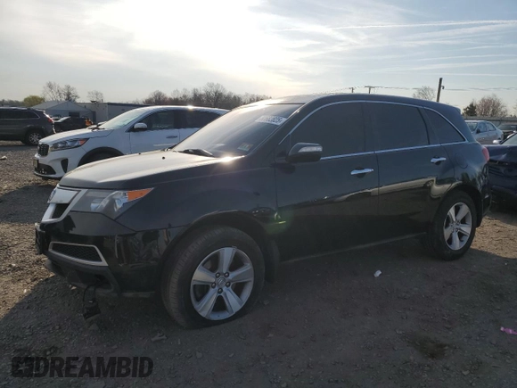 2010 Acura MDX Technology with VIN 2HNYD2H48AH529505, listed as a Copart auction lot 50682825 with 122,832 mi miles and Salvage Title. Bid and sale history available at DreamBid. Image 1.