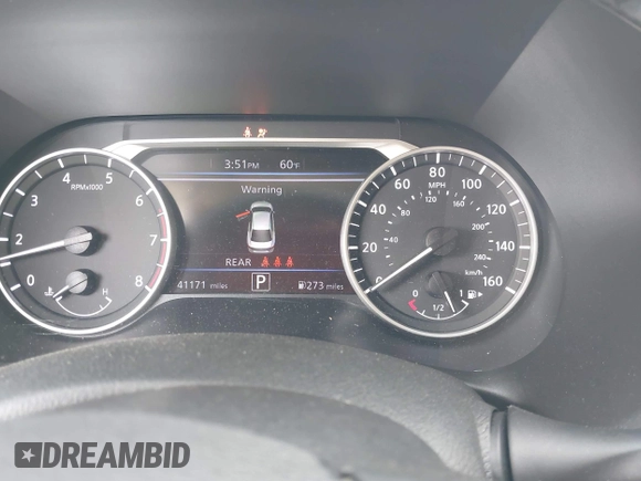 2022 Nissan Sentra SV with VIN 3N1AB8CV5NY299764, listed as a IAAI auction lot 42020411 with 41,171 mi miles and . Bid and sale history available at DreamBid. Image 7.