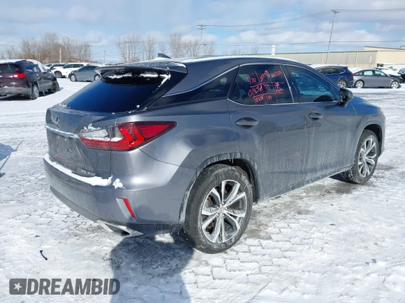 2017 Lexus RX with VIN 2T2BZMCA2HC077492, listed as a IAAI auction lot 41364331 with 78,638 mi miles. Bid and sale history available at carsss.com. Image 4.