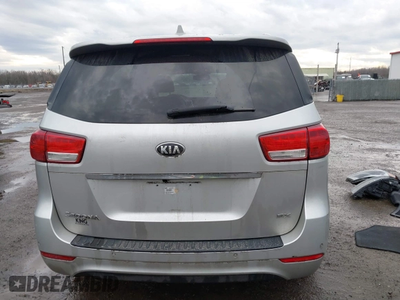 2016 Kia Sedona EX with VIN KNDMC5C13G6156874, listed as a IAAI auction lot 41458155 with 108,241 mi miles. Bid and sale history available at carsss.com. Image 17.