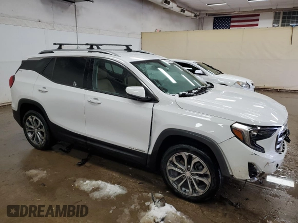 2019 GMC Terrain SLT with VIN 3GKALVEX4KL155076, listed as a Copart auction lot 41505455 with 22,232 mi miles and Clean Title. Bid and sale history available at carsss.com. Image 4.
