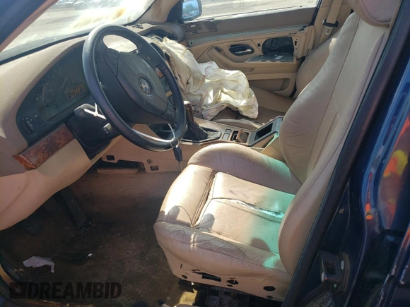 2000 BMW 5 Series with VIN WBADM5346YBY17536, listed as a Copart auction lot 53783665 with Not provided miles and Salvage title. Bid and sale history available at DreamBid. Image 7.