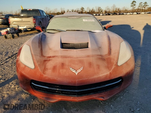 2015 Chevrolet Corvette Z51 2LT with VIN 1G1YK3D71F5111912, listed as a Copart auction lot 41988085 with 0 mi miles and Non Repairable. Bid and sale history available at carsss.com. Image 5.