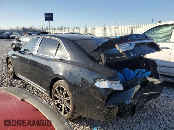2017 Lincoln Continental Reserve with VIN 1LN6L9RP5H5626790, listed as a Copart auction lot 81742694 with 89,908 mi miles and Salvage Title. Bid and sale history available at carsss.com. Image 2.