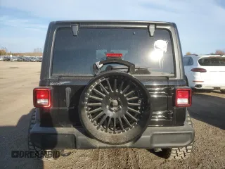 2023 Jeep Wrangler Sport S with VIN 1C4HJXDG3PW646818, listed as a Copart auction lot 77016834 with 12,118 mi miles and Clean Title. Bid and sale history available at DreamBid. Image 6.