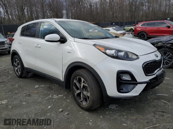2020 Kia Sportage LX with VIN KNDPMCAC1L7811850, listed as a Copart auction lot 48014715 with 88,267 mi miles and Salvage Title. Bid and sale history available at carsss.com. Image 4.