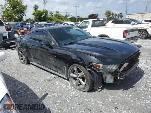 2016 Ford Mustang V6 with VIN 1FA6P8AM0G5304700, listed as a Copart auction lot 60964595 with 102,994 mi miles and Salvage title. Bid and sale history available at DreamBid. Image 4.