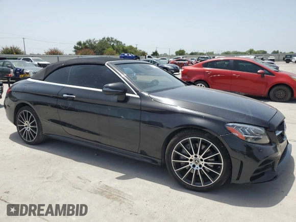 2022 Mercedes-Benz C 300 with VIN W1KWK8DB5NG111436, listed as a Copart auction lot 65630494 with 72,767 mi miles and Salvage Title. Bid and sale history available at DreamBid. Image 4.
