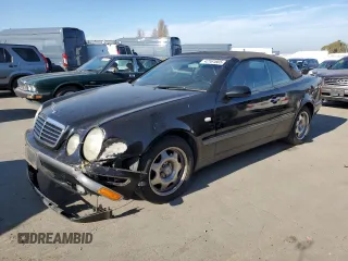 1999 Mercedes-Benz CLK with VIN WDBLK65GXXT017539, listed as a Copart auction lot 42161605 with 120,046 mi miles and Salvage Title. Bid and sale history available at carsss.com. Image 1.