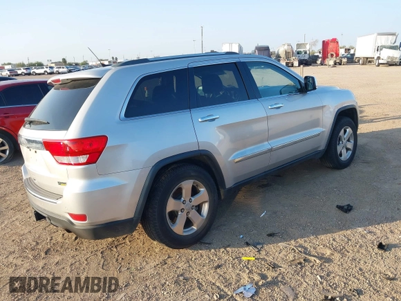 2012 Jeep Grand Cherokee Limited with VIN 1C4RJEBGXCC354137, listed as a IAAI auction lot 40844812 with 110,699 mi miles. Bid and sale history available at carsss.com. Image 4.