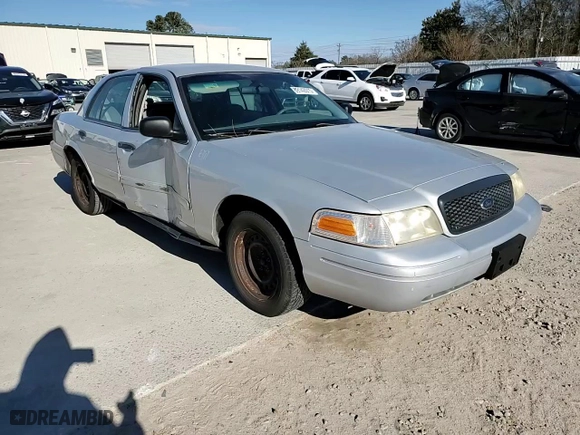 2001 Ford Crown Victoria Police Pkg Police Interceptor with VIN 2FAFP71W91X155494, listed as a Copart auction lot 89142975 with 116,633 mi miles and Salvage Title. Bid and sale history available at carsss.com. Image 10.