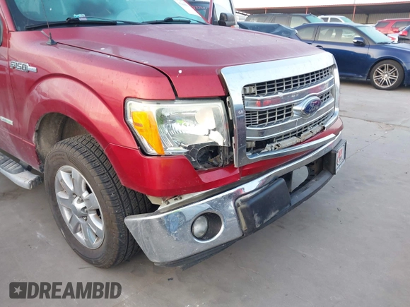 2013 Ford F-150 XL with VIN 1FTFW1CT3DKF03584, listed as a IAAI auction lot 42309670 with 158,251 mi miles and . Bid and sale history available at DreamBid. Image 6.