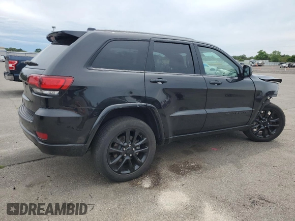 2021 Jeep Grand Cherokee Laredo X with VIN 1C4RJFAG7MC700525, listed as a Copart auction lot 60621115 with 25,670 mi miles and Salvage title. Bid and sale history available at DreamBid. Image 3.