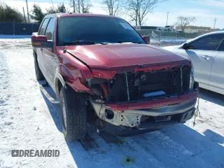 2013 Ford F-150 XL with VIN 1FTFW1ET2DFD09344, listed as a IAAI auction lot 41595541 with 139,165 mi miles. Bid and sale history available at carsss.com. Image 1.
