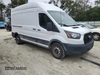 2023 Ford Transit Cargo z VIN 1FTBR1X83PKB01645, wystawiony jako Copart lot #88056705 z przebiegiem 52 948 mil mil oraz Czysty tytuł • Clean title. Historia ofert i sprzedaży dostępna na DreamBid. Obrazek 4.