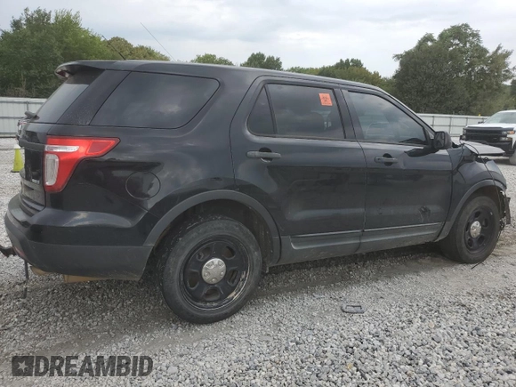 2013 Ford Utility Police Interceptor with VIN 1FM5K8AR8DGC63020, listed as a Copart auction lot 69614454 with 125,682 mi miles and Salvage Title. Bid and sale history available at carsss.com. Image 3.