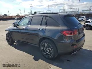 2021 Mercedes-Benz GLC with VIN W1N0G8DB2MF886114, listed as a Copart auction lot 89263225 with 50,314 mi miles and Salvage Title. Bid and sale history available at carsss.com. Image 2.