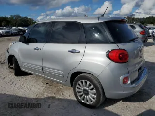 2014 FIAT 500L Easy with VIN ZFBCFABH1EZ027525, listed as a Copart auction lot 85187854 with 128,837 mi miles and Salvage Title. Bid and sale history available at carsss.com. Image 2.