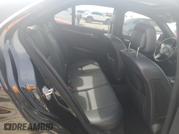 2011 Mercedes-Benz C 350 Sport with VIN WDDGF5GB9BR154003, listed as a Copart auction lot 48178435 with 141,584 mi miles and Salvage title. Bid and sale history available at DreamBid. Image 10.