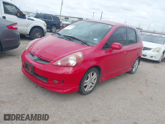 2007 Honda Fit Sport with VIN JHMGD37667S060148, listed as a IAAI auction lot 41220713 with 206,294 mi miles. Bid and sale history available at carsss.com. Image 2.