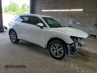 2021 Audi Q3 S line Premium z VIN WA1DECF33M1100304, wystawiony jako Copart lot #58722335 z przebiegiem 26 043 mil mil oraz Szkoda całkowita • Salvage title. Historia ofert i sprzedaży dostępna na DreamBid. Obrazek 4.