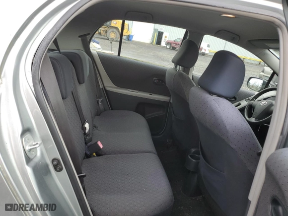 2009 Toyota Yaris with VIN JTDKT903095238977, listed as a Copart auction lot 46437355 with 181,452 mi miles and Salvage Title. Bid and sale history available at carsss.com. Image 10.