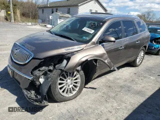 2012 Buick Enclave Leather with VIN 5GAKVCED9CJ284963, listed as a Copart auction lot 52164895 with 97,366 mi miles and Salvage Title. Bid and sale history available at carsss.com. Image 1.