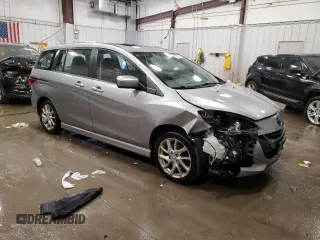 2012 Mazda Mazda5 Grand Touring with VIN JM1CW2DLXC0107458, listed as a Copart auction lot 52330965 with 164,001 mi miles and Non Repairable. Bid and sale history available at carsss.com. Image 4.