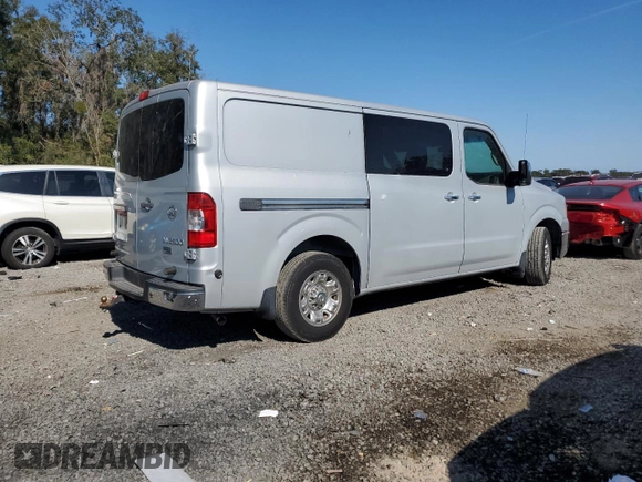 2015 Nissan NV SV with VIN 1N6AF0KY7FN801555, listed as a Copart auction lot 85541884 with 105,056 mi miles and Salvage Title. Bid and sale history available at carsss.com. Image 3.