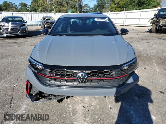 2024 Volkswagen Jetta 40th Anniversary Edition with VIN 3VW8T7BU2RM030871, listed as a Copart auction lot 80944464 with 11,943 mi miles and Salvage title. Bid and sale history available at DreamBid. Image 5.