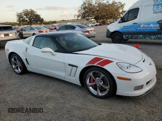 2013 Chevrolet Corvette Grand Sport 3LT with VIN 1G1YW2DW9D5110185, listed as a Copart auction lot 76976584 with Not provided miles and Non repairable. Bid and sale history available at DreamBid. Image 4.