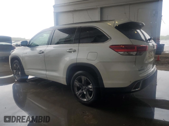 2018 Toyota Highlander Hybrid Limited with VIN 5TDDGRFH8JS038203, listed as a Copart auction lot 57335035 with 66,269 mi miles and Salvage title. Bid and sale history available at DreamBid. Image 2.