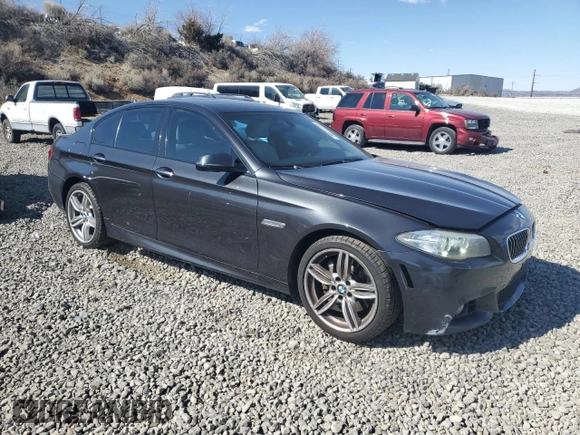 2014 BMW 5 Series 535i xDrive with VIN WBA5B3C55ED532060, listed as a Copart auction lot 48611175 with 138,915 mi miles and Salvage Title. Bid and sale history available at carsss.com. Image 4.