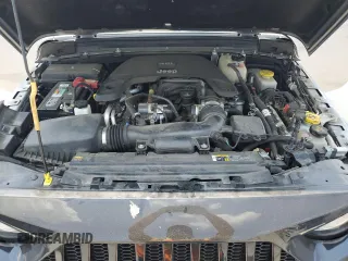 2021 Jeep Wrangler Unlimited Sport with VIN 1C4HJXDG7MW521106, listed as a Copart auction lot 62230955 with 52,358 mi miles and Salvage title. Bid and sale history available at DreamBid. Image 12.
