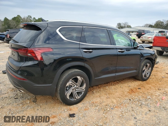 2023 Hyundai Santa Fe SEL with VIN 5NMS24AJ3PH610888, listed as a Copart auction lot 47341125 with 25,450 mi miles and Salvage Title. Bid and sale history available at DreamBid. Image 3.