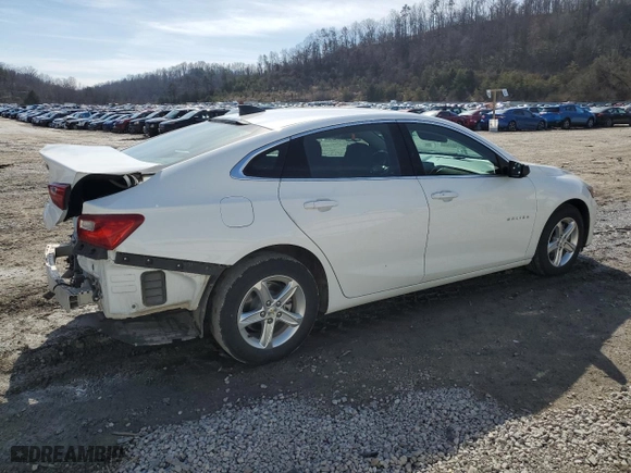 2024 Chevrolet Malibu LS with VIN 1G1ZC5ST0RF186015, listed as a Copart auction lot 46434715 with 46,852 mi miles and Salvage Title. Bid and sale history available at carsss.com. Image 3.