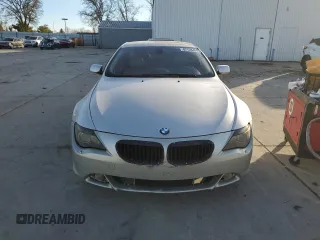2004 BMW 6 Series 645Ci with VIN WBAEH73454B189659, listed as a Copart auction lot 87138464 with 207,711 mi miles and Clean Title. Bid and sale history available at carsss.com. Image 5.