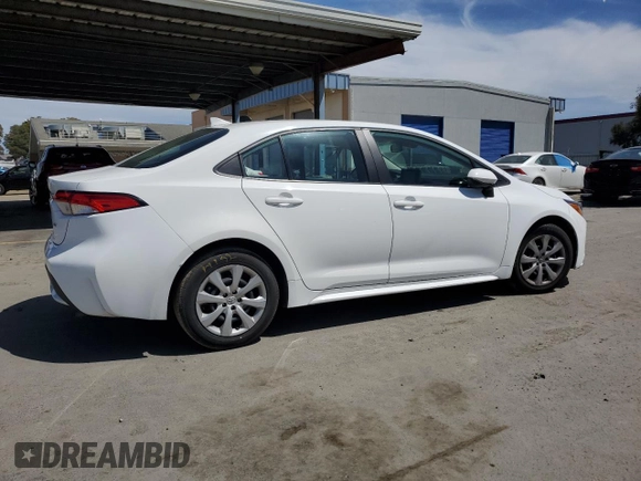 2022 Toyota Corolla LE with VIN 5YFEPMAE2NP349306, listed as a Copart auction lot 52709735 with 30,688 mi miles and Salvage Title. Bid and sale history available at carsss.com. Image 3.