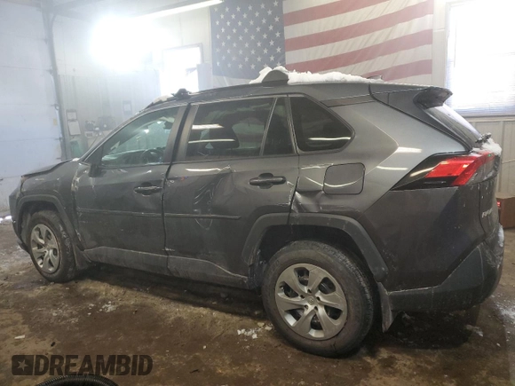 2021 Toyota RAV4 LE with VIN 2T3F1RFV4MW153139, listed as a Copart auction lot 45971955 with 33,991 mi miles and Salvage Title. Bid and sale history available at carsss.com. Image 2.
