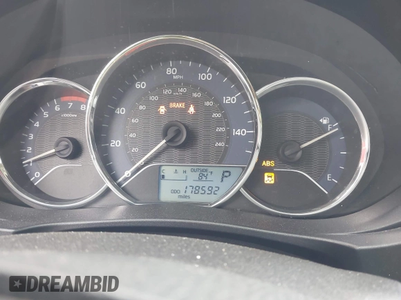 2016 Toyota Corolla L with VIN 5YFBURHE9GP380117, listed as a IAAI auction lot 42297525 with 178,592 mi miles and . Bid and sale history available at DreamBid. Image 7.