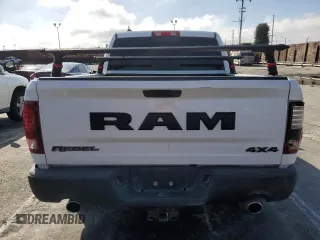 2018 Ram 1500 Rebel with VIN 1C6RR7YT7JS235965, listed as a Copart auction lot 45321275 with 61,485 mi miles and Salvage Title. Bid and sale history available at carsss.com. Image 6.