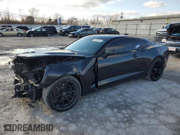 2017 Chevrolet Camaro 2SS with VIN 1G1FH1R74H0122406, listed as a Copart auction lot 87219574 with 104,464 mi miles and Salvage title. Bid and sale history available at DreamBid. Image 1.