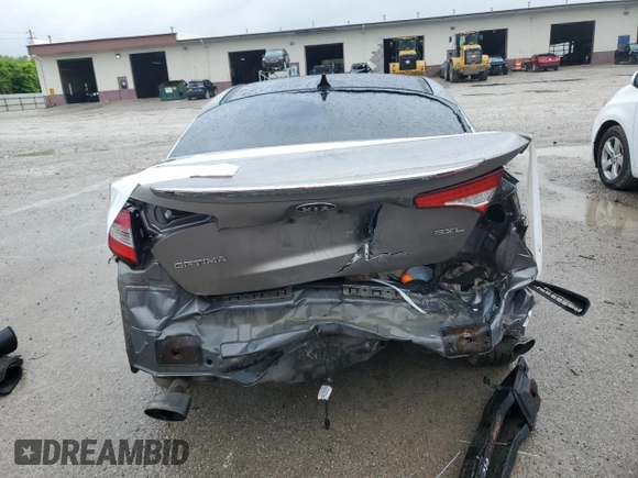 2013 Kia Optima SX with VIN 5XXGR4A62DG102323, listed as a Copart auction lot 59684425 with 210,005 mi miles and Salvage title. Bid and sale history available at DreamBid. Image 6.