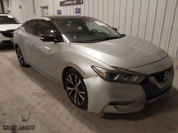 2017 Nissan Maxima SR with VIN 1N4AA6AP0HC448285, listed as a IAAI auction lot 41397027 with 91,557 mi miles. Bid and sale history available at carsss.com. Image 1.